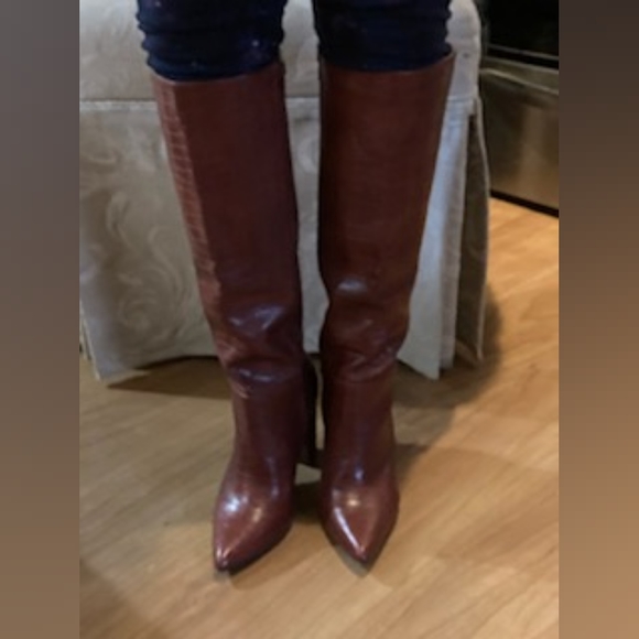 SHE&IN burgundy size 6.5 boots - Picture 6 of 14